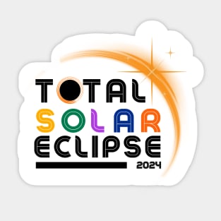 April8 2024 Total Solar Eclipse Sticker